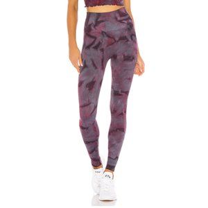 Spiritual Gangster Self Love Leggings Wild Berry Galaxy Tie Dyed